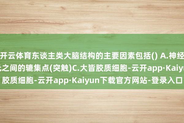 开云体育东谈主类大脑结构的主要因素包括() A.神经细胞(神经元)B.神经元之间的辘集点(突触)C.大皆胶质细胞-云开app·Kaiyun下载官方网站-登录入口