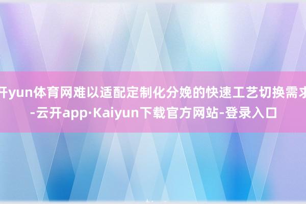 开yun体育网难以适配定制化分娩的快速工艺切换需求-云开app·Kaiyun下载官方网站-登录入口